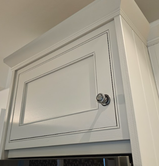 Painted Cabinetry Detail - Storage in Beaconsfield