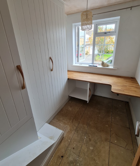 White Tongue and Groove Utility - Utility Rooms in Great Missenden