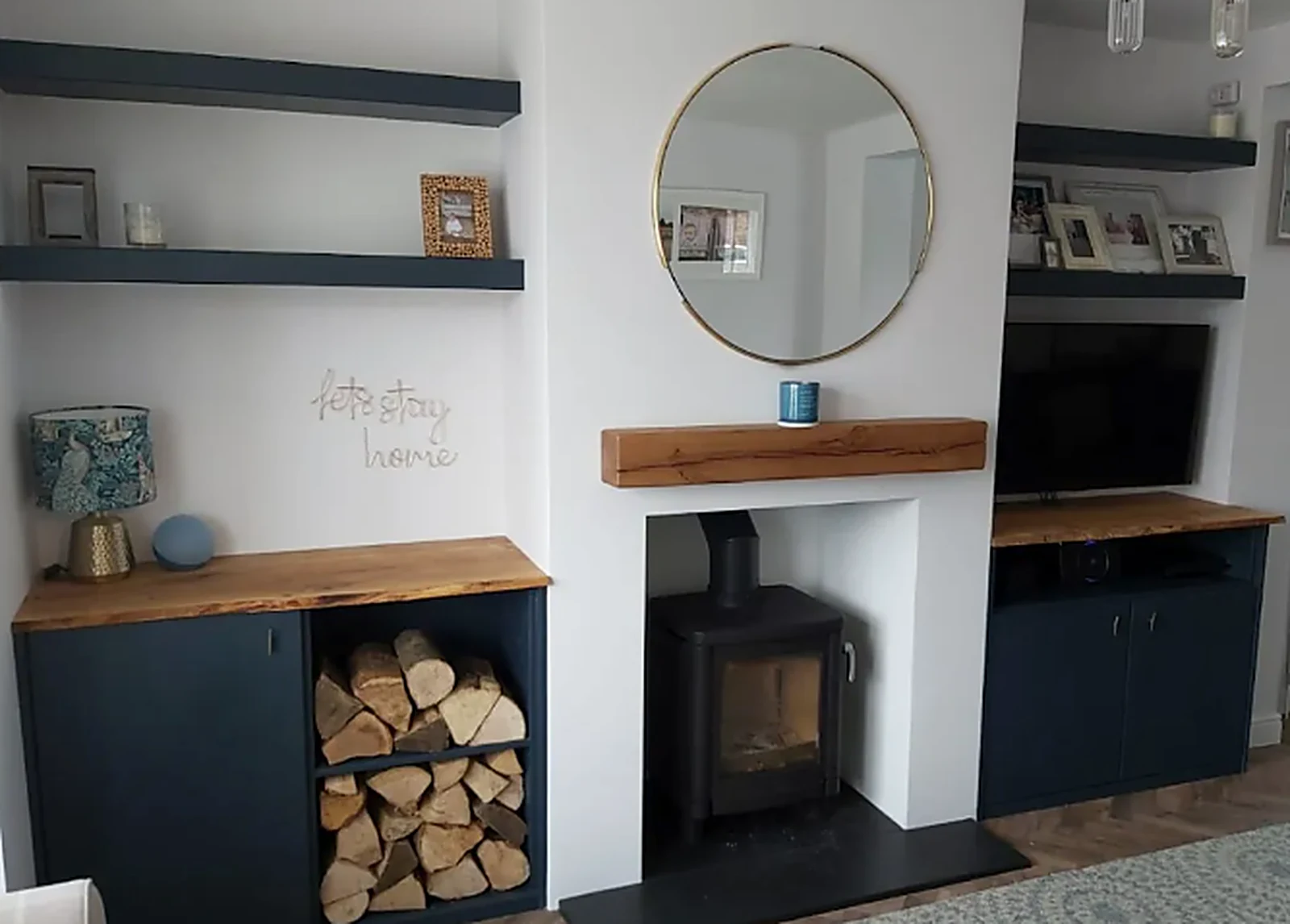Navy Alcove Units - Alcove Units in Chesham