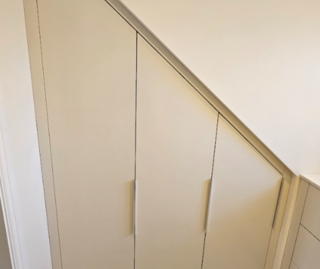 Handleless Understairs Wardrobes - Boot Rooms in Beaconsfield