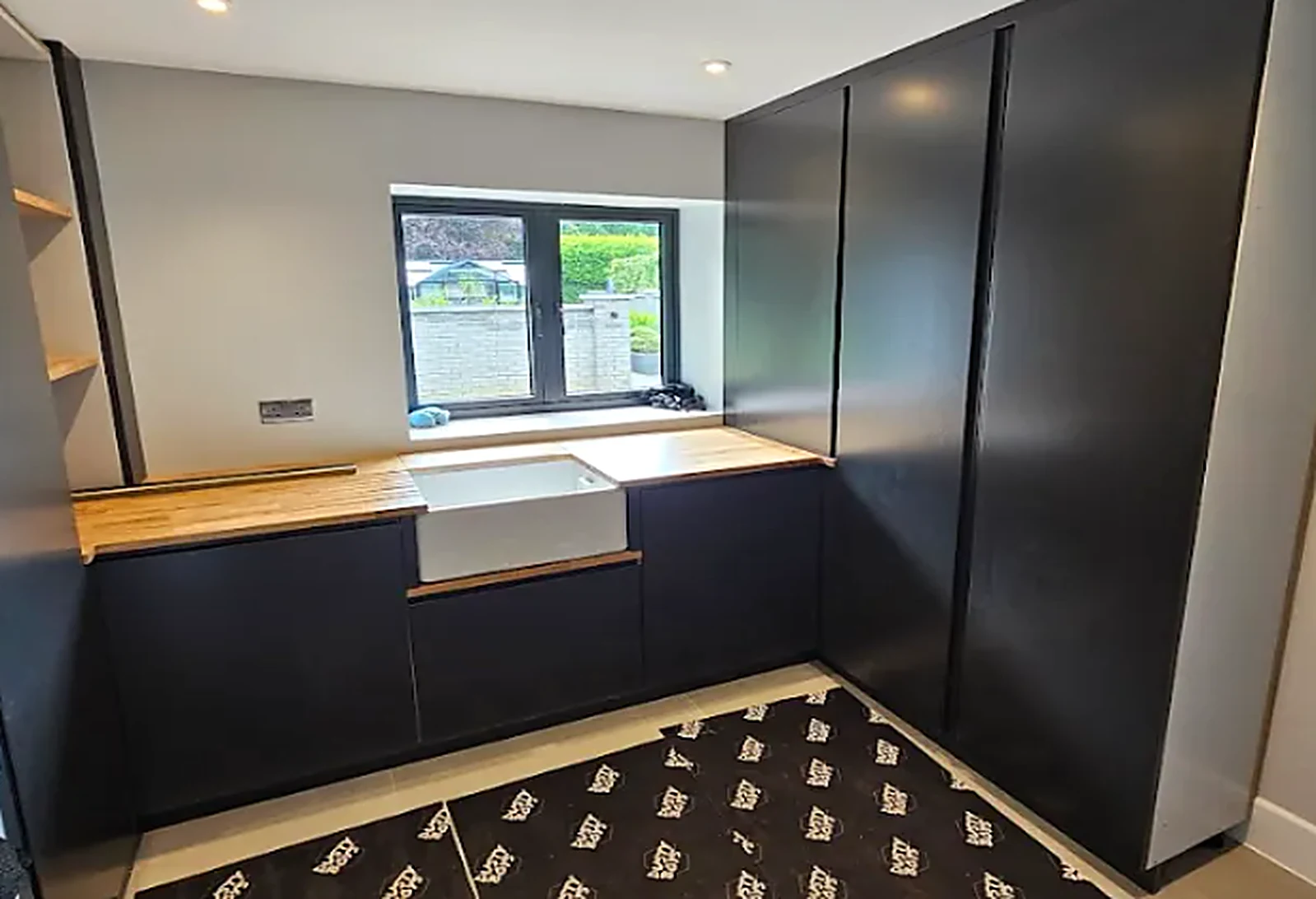 Graphite Utility with Butler Sink - Utility Rooms in Chesham