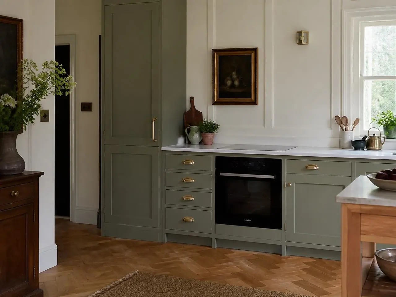Sage Shaker Kitchen - Kitchens in Thame
